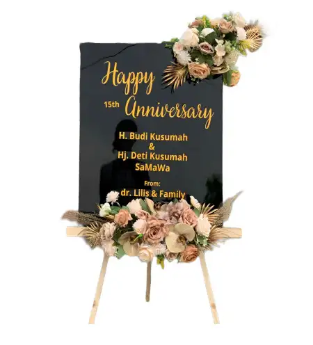 Papan Bunga Akrilik Gemenggeng