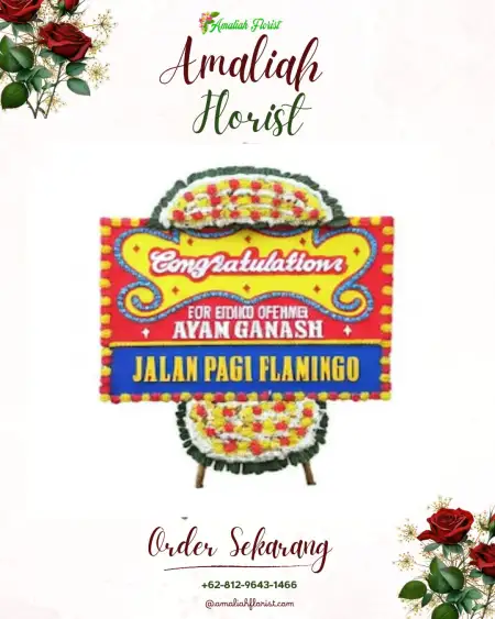 Sewa Papan Bunga Gemenggeng